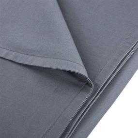 img 3 attached to 🛌 Hypnoser Weighted Blanket Removable Duvet Cover - Dark Grey King Size (78''x85''): A Perfect Fit for Enhanced Comfort!