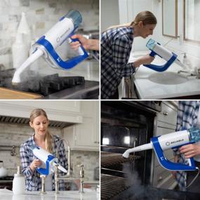 img 2 attached to 🧼 Efficient Pronto 200CS Handheld Steam Cleaner: 8-Piece Accessory Kit, Quick Heat-Up Time for Tile, Grout, Grill, Auto, and Beyond