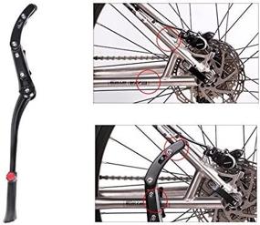 img 1 attached to 🚲 Adjustable Aluminum Alloy Rear Mount Bicycle Kickstand - BlueSunshine, Compatible with 24"-28" Bikes