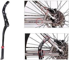 img 3 attached to 🚲 Adjustable Aluminum Alloy Rear Mount Bicycle Kickstand - BlueSunshine, Compatible with 24"-28" Bikes