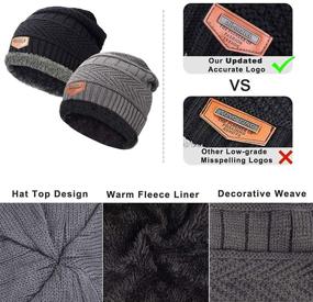 img 2 attached to ❄️ Maylisacc Winter Beanie: Touchscreen Boys' Accessories for Cold Weather Comfort