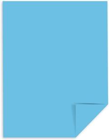 img 2 attached to Neenah Wausau Paper 22721 Astrobrights Colored Cardstock in Lunar Blue: Vibrant 8.5” x 11” 65 lb / 176 GSM Cardstock with 250 Sheets for Crafts & Printing