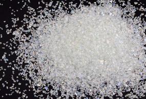 img 3 attached to Прозрачное стекло AB Crushed Glass: сверкающие металлические стружки 100 г для создания маникюра, рукоделия и изготовления украшений.