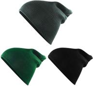 🌲 forest slouchy beanie accessories for winter - boys' hats & caps logo