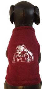 img 2 attached to Mississippi Bulldogs Fleece Sweatshirt Medium