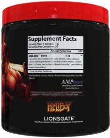 img 3 attached to 🔥 Insane Labz Insane Amino Hellboy Edition - порошок BCAA для энергии, фокуса и восстановления мышц | Интраворкаут, 2:1:1 BCAA аминокислоты, 30 порций, вкус фруктового пунша