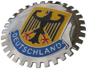 img 1 attached to Значок решетки автомобиля Deutschland Germany