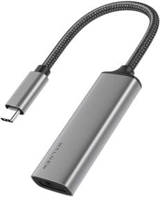 img 4 attached to 🔌 Адаптер USB C к HDMI от WALNEW (4K@60 Гц) - совместим с Thunderbolt 3 - MacBook Pro/Air, iPad Pro, Pixelbook, Dell XPS, Samsung Galaxy и другие (серый)