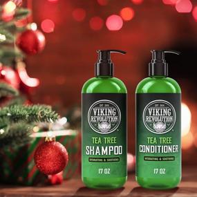 img 3 attached to 🌿 Tea Tree Shampoo and Conditioner Set - Hydrate, Moisturize & Soothe Dry, Itchy Scalps - Natural Tea Tree Oil - 17 oz