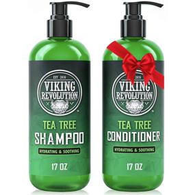 img 4 attached to 🌿 Tea Tree Shampoo and Conditioner Set - Hydrate, Moisturize & Soothe Dry, Itchy Scalps - Natural Tea Tree Oil - 17 oz