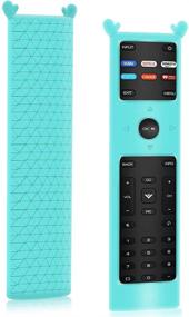 img 4 attached to 📺 Protective Turquoise Silicone Remote Case Cover for Vizio New XRT136 Smart HDTV LCD LED TV Remote Controller - Shockproof, Thicken Layer Design