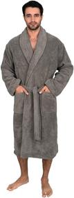 img 2 attached to 🌿 TowelSelections Organic Cotton Bathrobe Neutral: Luxurious and Eco-Friendly Wrap for Ultimate Comfort