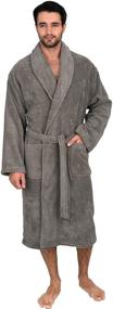 img 4 attached to 🌿 TowelSelections Organic Cotton Bathrobe Neutral: Luxurious and Eco-Friendly Wrap for Ultimate Comfort