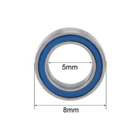 img 1 attached to Подшипник Uxcell MR85 2RS 5X8X2 5 мм Bearings