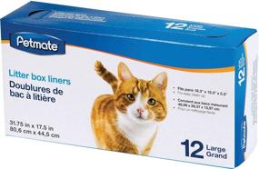 img 1 attached to Petmate Boxed Litter Liners Count