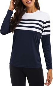 img 3 attached to 👚 Ultimate Comfort and Style: KINGFEN Lightweight Crewneck Moisture Sweatshirt for Women