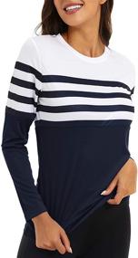 img 2 attached to 👚 Ultimate Comfort and Style: KINGFEN Lightweight Crewneck Moisture Sweatshirt for Women