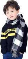 🧣 зимние классические кашемировые шарфы: модные аксессуары для девочек логотип