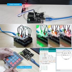 img 2 attached to 🔌 Smraza Ultimate Starter Kit for Arduino R3 Project - 200pcs Components | Arduino-Compatible (67 Items) with 9V 1A Power Supply