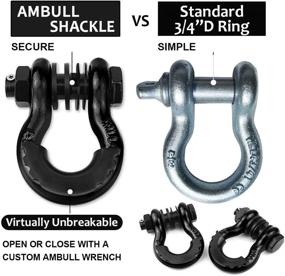img 1 attached to AMBULL Shackles Strength Security Isolator Exterior Accessories