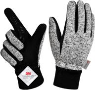 🧤 moreok winter gloves: -20°f 3m thinsulate bike gloves for running, driving, cycling, hiking & working logo