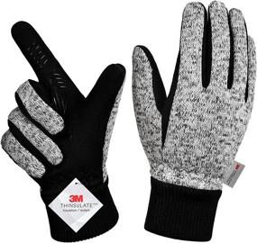img 4 attached to 🧤 MOREOK Winter Gloves: -20°F 3M Thinsulate Bike Gloves for Running, Driving, Cycling, Hiking & Working