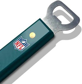 img 1 attached to 🏈 YouTheFan NFL 18-inch Sportula Stainless Steel Spatula with Bottle Opener