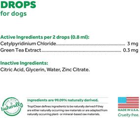 img 2 attached to TropiClean Fresh Breath Oral Care Drops for Pets: USA-Made, Natural Ingredients, On-The-Go Plaque Defense, Travel-Ready