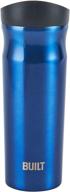 built 20oz tiltseal rise double wall stainless steel bottle - blue (5253196) logo