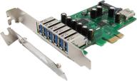 💻 ableconn pex-ub127 7-port usb 3.0 pcie low profile host adapter card - renesas nec upd720201 chipset: enhanced connectivity and speed logo