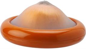 img 3 attached to Joie Fresh Stretch Pod for Onions: LFGB Approved, One Size, Orange - Ultimate Storage Solution by MSC International