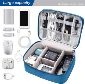img 3 attached to Electronic Organizer Waterproof Electronics Accessories Office Electronics