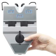 📏 huanyu digital pupilometer: ce approved pd meter & pupil distance measuring tool (ly-9c) logo