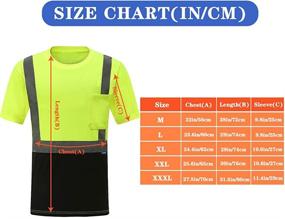 img 1 attached to 👕 AYKRM Reflective Safety Visibility Shirts: Optimal Occupational Health & Safety Products