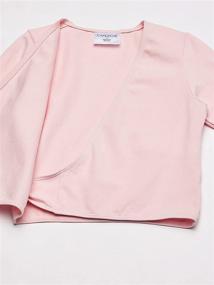 img 1 attached to Cute and Comfy: Capezio Little Girls' Classics Wrap Top for the Fashionable Princesses