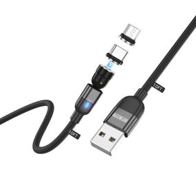 img 4 attached to 🔌 ANISAM 3-in-1 Magnetic Charging Cable 10ft: Fast Charging, Data Transfer, Compatible with All Mobile Devices