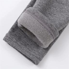 img 2 attached to 🩲 CozyIKIOHTI: Toddler Fleece Leggings for Girls - Stylish Thermal Clothing