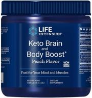 maximize cognitive and physical performance with life extension keto brain and body boost powder - 14.10 ounce (packaging may vary) logo