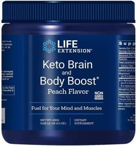 img 3 attached to Maximize Cognitive and Physical Performance with Life Extension Keto Brain and Body Boost Powder - 14.10 Ounce (Packaging May Vary)