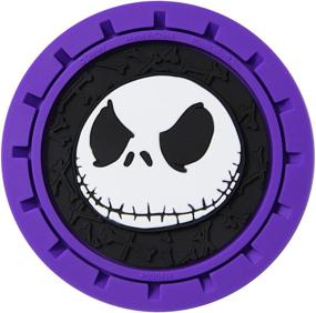 img 1 attached to Держатель для кубков с изображением кости из Disney Nightmare Before Christmas от Plasticolor - для автомобиля, грузовика, внедорожника, упаковка из 2 шт.