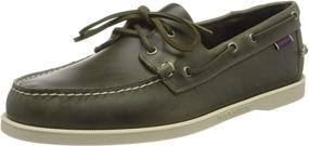img 4 attached to 👞 Sebago Portland Cognac Suede Men's Dockside Shoes - Loafers & Slip-Ons