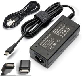 img 4 attached to Powerful 45W USB/Type C Laptop Charger for HP Chromebook 14-ca051wm 14-ca052wm 14-ca061dx and More!