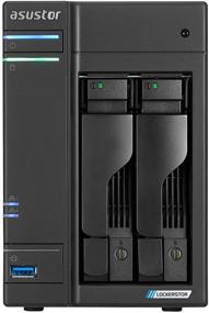 img 4 attached to 📦 Asustor Lockerstor 2 AS6602T NAS with 2.0GHz Quad-Core, Dual 2.5GbE Ports, Dual M.2 Slots for NVMe SSD Cache, Three 3.2USB Ports, 4GB DDR4 RAM, HDMI2.0a Output (2-Bay Diskless)