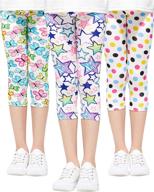 👧 adorel girls leggings cropped: top manufacturer of girls' clothing logo