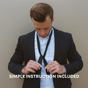img 1 attached to Mens Tie Necktie Handkerchief Cufflinks Men's Accessories and Ties, Cummerbunds & Pocket Squares