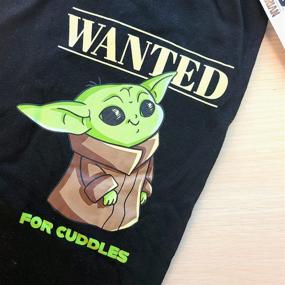 img 2 attached to 🌟 Mandalorian Wanted Cuddle Men's Clothing and Sleepwear Collection by Fandom Republic