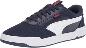 img 4 attached to PUMA C Skate Sneaker Black White Men's Shoes and Fashion Sneakers
