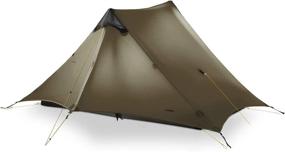 img 4 attached to 🏕️ MIER Ultralight 3-Season Backpacking Tent for Solo or Dual Camping, Trekking, Kayaking, Climbing, Hiking (Alpenstock not Included)