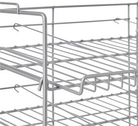 img 1 attached to 🗄️ Compact Double Canrack – Kitchen Organizer, Durable Steel Construction, Stackable or Side-by-Side, Atlantic Gravity-Fed PN in Silver