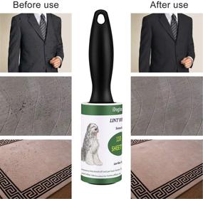 img 1 attached to 🐾 iDogin Extra Sticky Lint Rollers for Pet Hair - 660 Sheets/6 Refills, Mega Value Lint Remover with 2 Upgrade Handles - Perfect for Clothes, Furniture, and Hair Removal